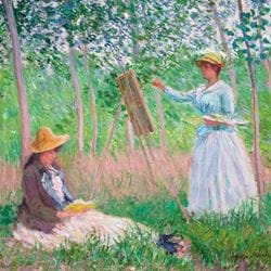 Reading and Painting Greeting Card