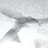 Starling Murmuration Greeting Card