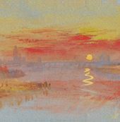 The Scarlet Sunset Greeting Card