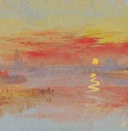 The Scarlet Sunset Greeting Card