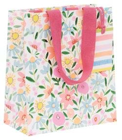 Neon Floral Medium Gift Bag