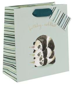 Pandas Cuddle Medium Gift Bag