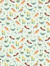 Spring Birds Wrapping Paper