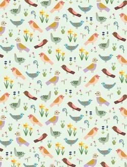 Spring Birds Wrapping Paper