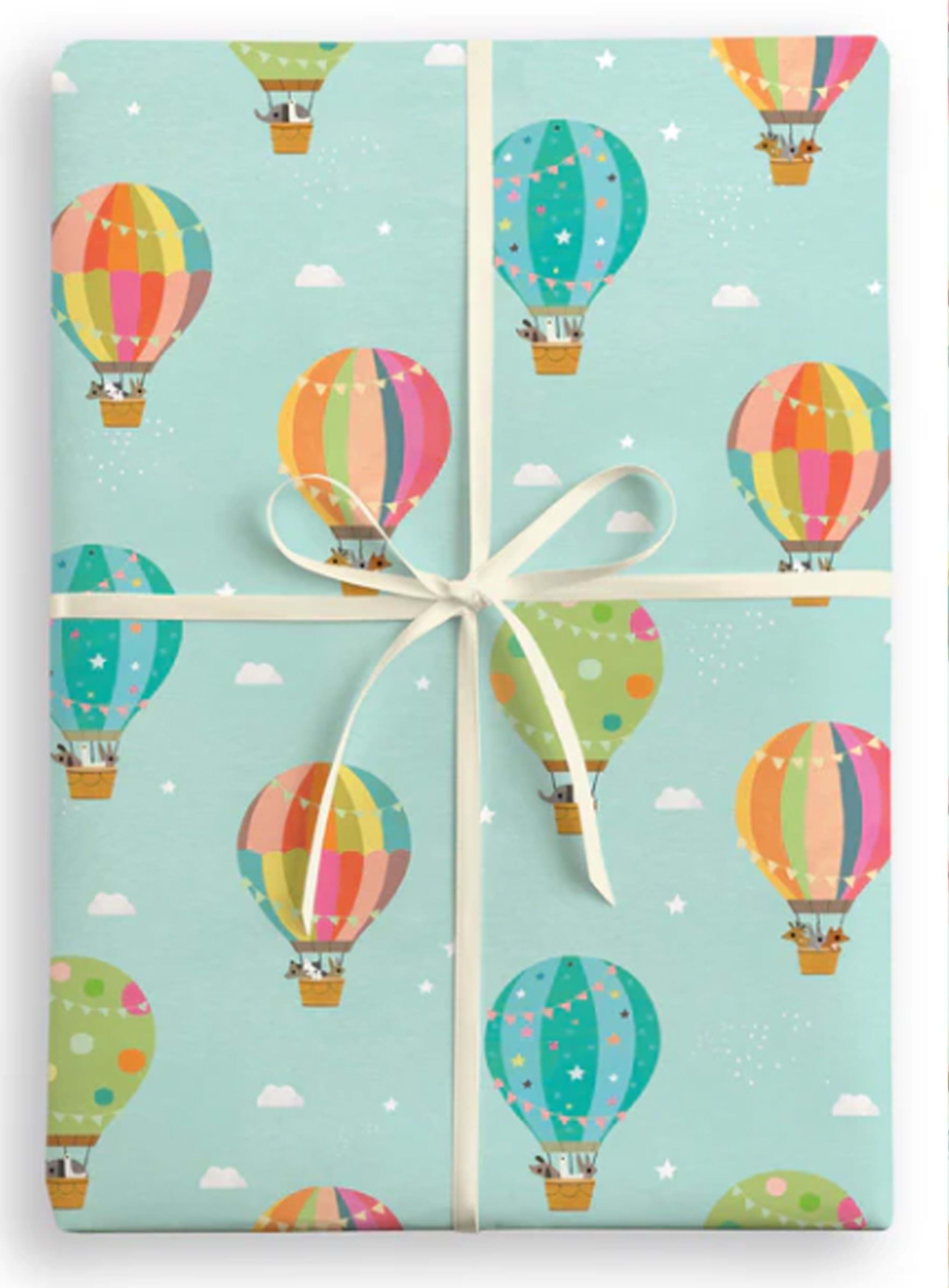 Hot Air Balloons Wrapping Paper