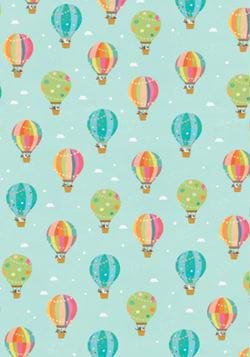 Hot Air Balloons Wrapping Paper