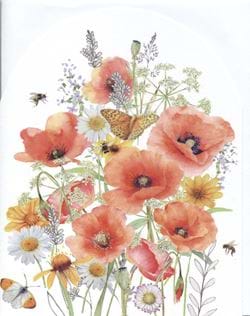 Poppies Greeting Card