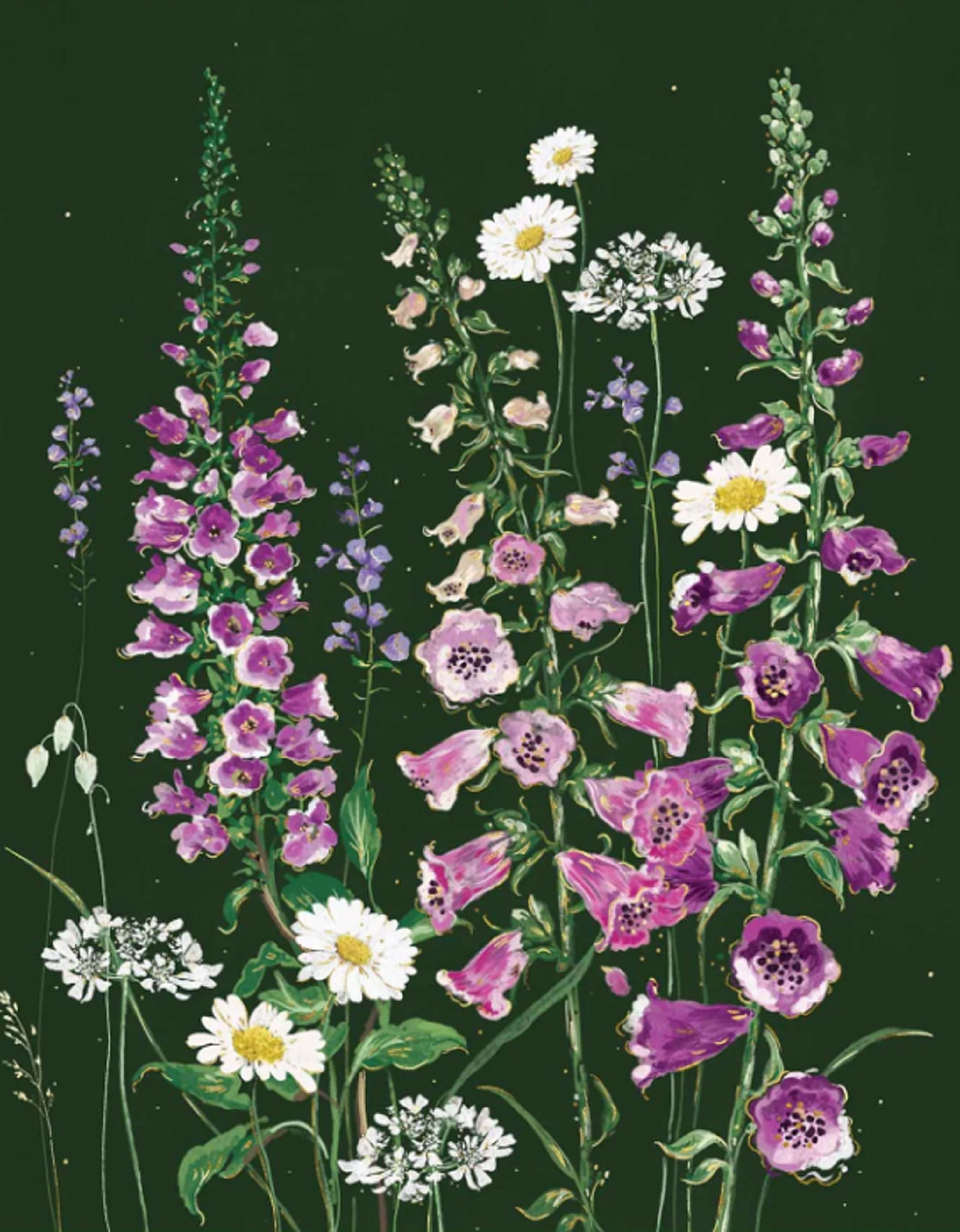 Wild Foxgloves Greeting Card