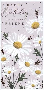 Daisy Dear Friend Birthday Card