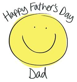 Smiley Father's Day Card