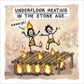 Underfloor Heating Birthday Card