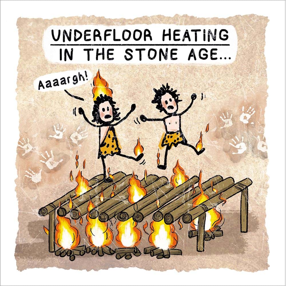Underfloor Heating Birthday Card