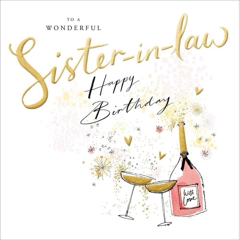 Bubbly Sister-in-law Birthday Card