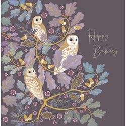 Owls Birthday Card