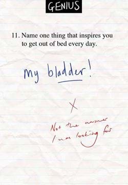 My Bladder! Birthday Card