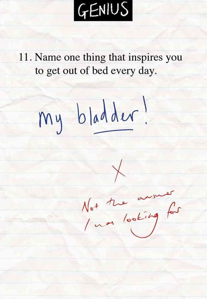 My Bladder! Birthday Card