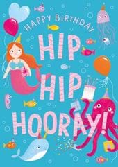 Hip Hip Hooray Birthday Card