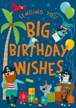 Pirate Birthday Card