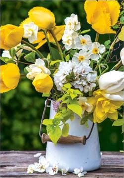 Spring Flowers Birthday Card