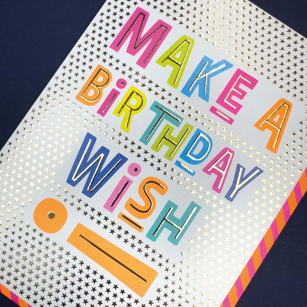Make A Wish Birthday Card