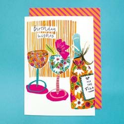 Pop The Fizz Birthday Card