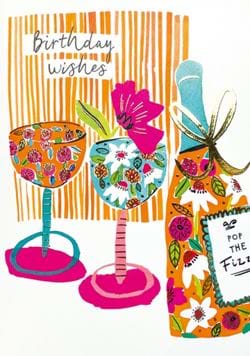 Pop The Fizz Birthday Card
