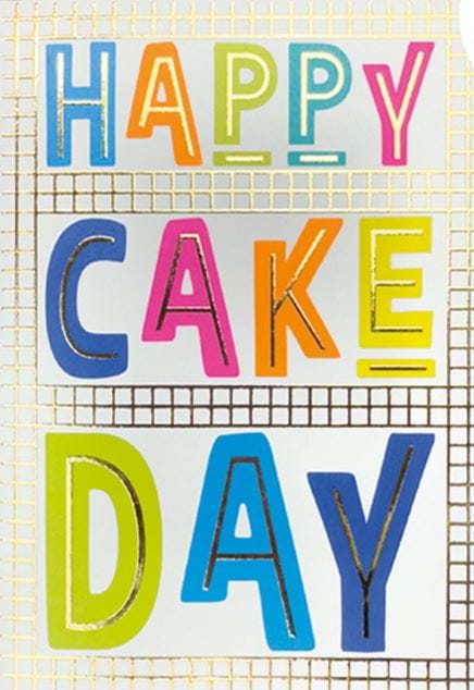 Happy Cake Day Birthday Card