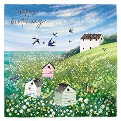 Beehives Birthday Card