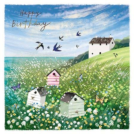 Beehives Birthday Card