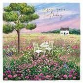Tea With The Wildflowers Birthday Card