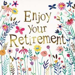 Flowers Retirement Card