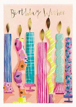 Candles Birthday Card