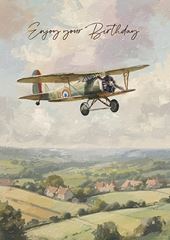 Plane Birthday Card