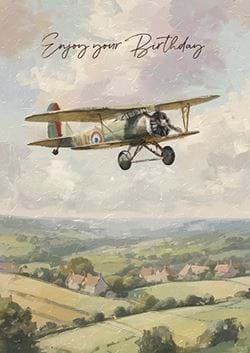 Plane Birthday Card