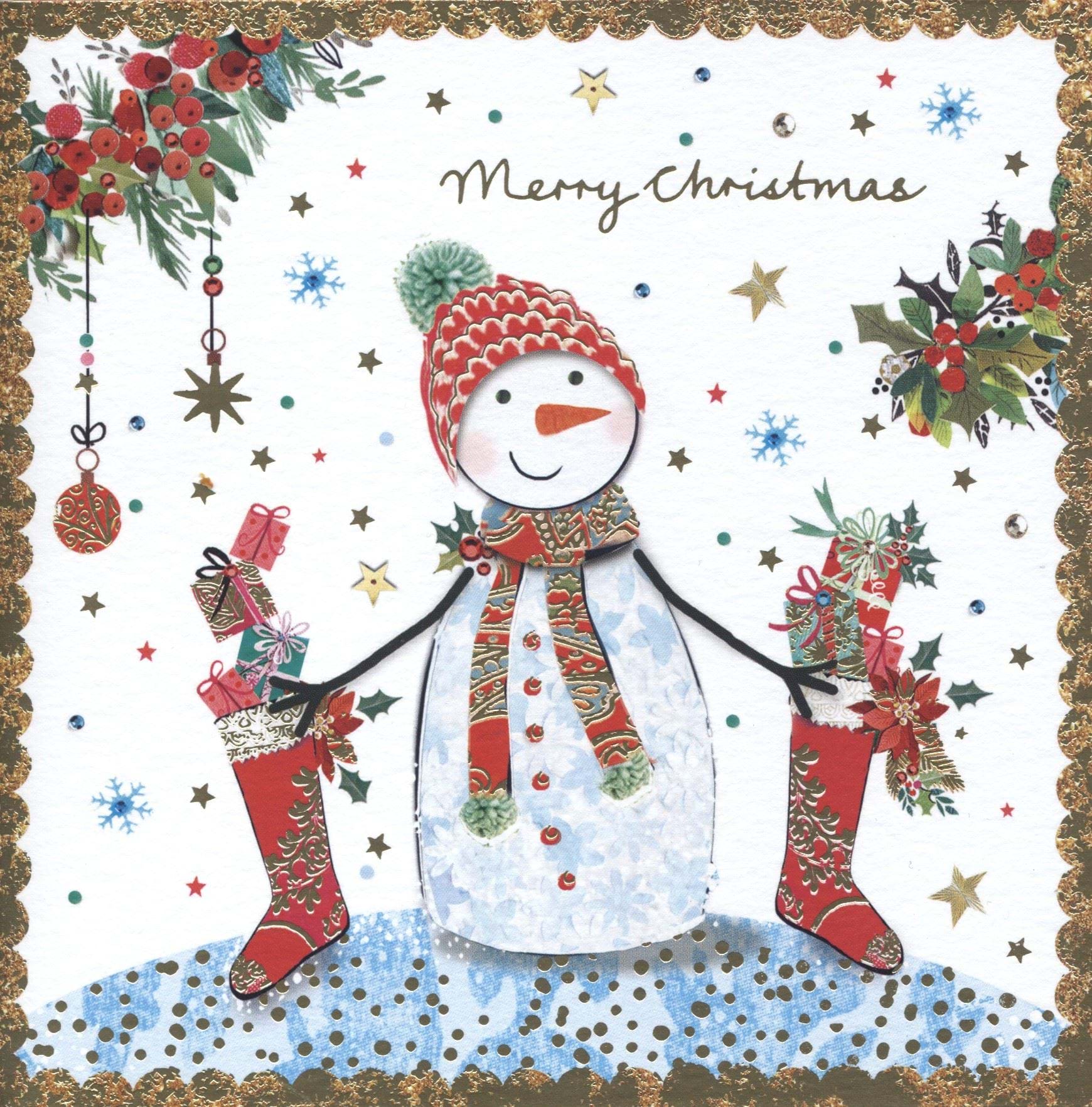 Snowman Christmas Card