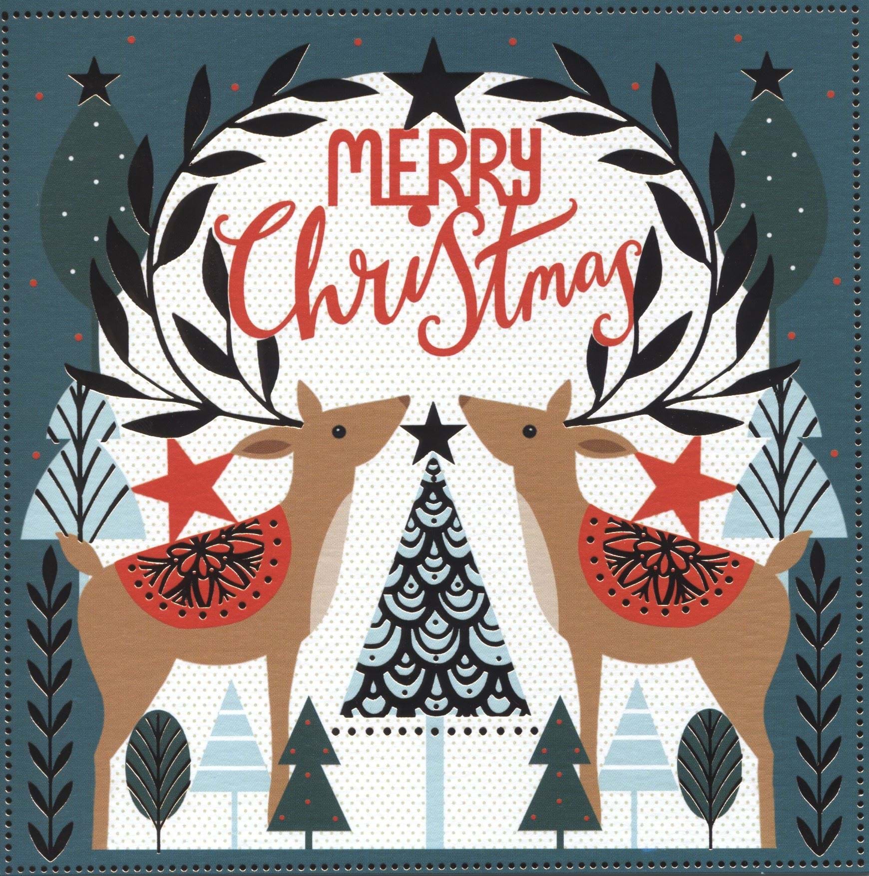 Deer Christmas Card
