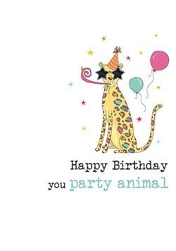 Party Animal Birthday Card