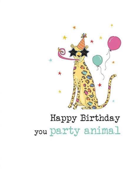 Party Animal Birthday Card