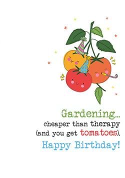 Gardening Birthday Card