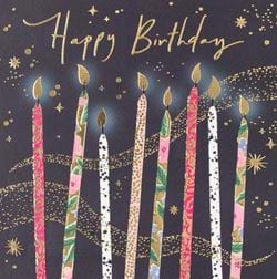 Candles Birthday Card