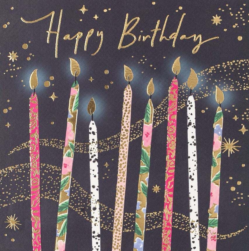 Candles Birthday Card