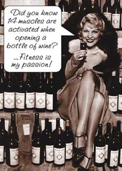 Fitness Is My Passion Birthday Card