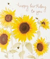 Sunflowers Birthday Card