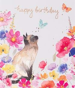 Cat Birthday Card