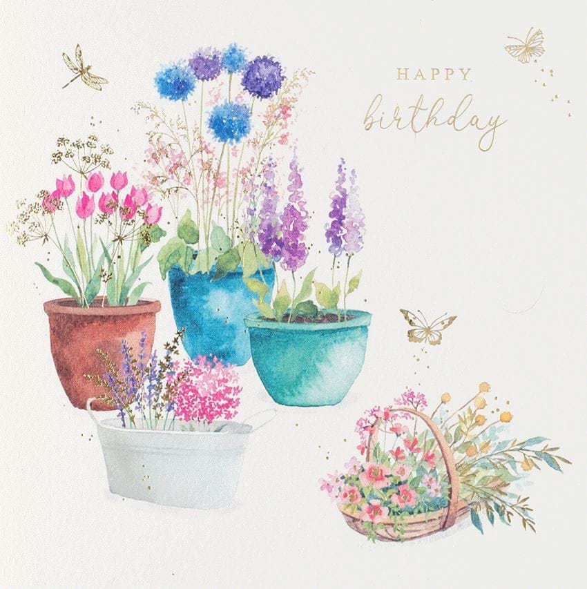 Planters Birthday Card