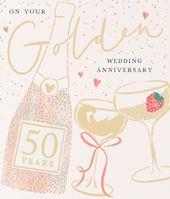 Fizz Golden Anniversary Card