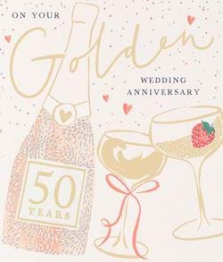 Fizz Golden Anniversary Card