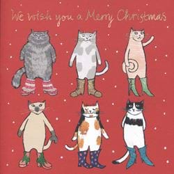 Party Boots Christmas Card