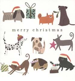 Dogs Christmas Card