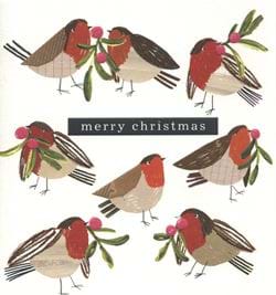 Robins Christmas Card